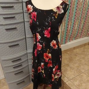 Dress Barn Floral Sz 16 Dress